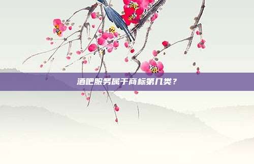 酒吧服务属于商标第几类?