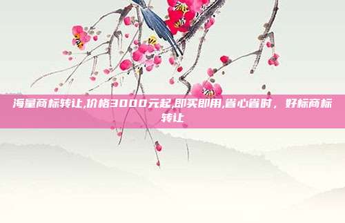海量商标转让,价格3000元起,即买即用,省心省时，好标商标转让