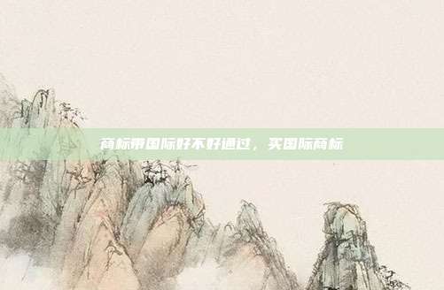 商标带国际好不好通过，买国际商标
