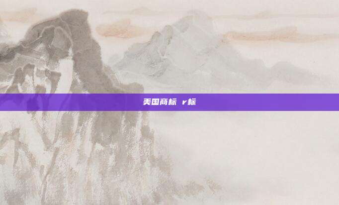 美国商标 r标