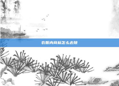 衣服内商标怎么去除