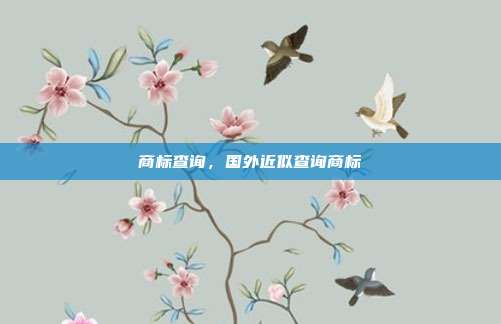 商标查询,国外近似查询商标