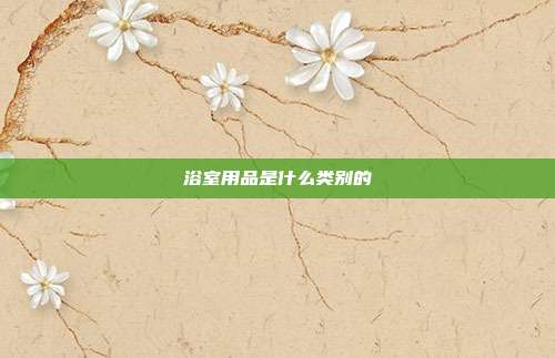 浴室用品是什么类别的