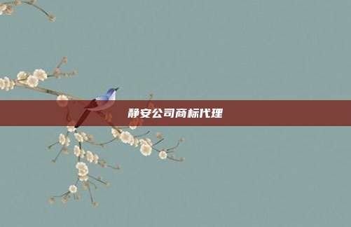 静安公司商标代理