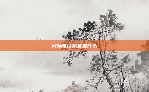 商标电话机套是什么