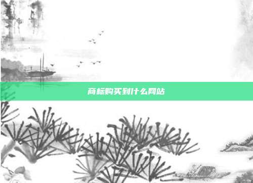 商标购买到什么网站