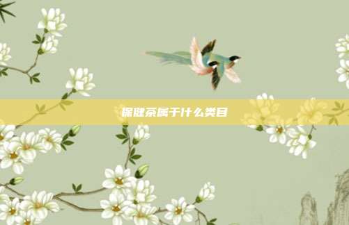保健茶属于什么类目