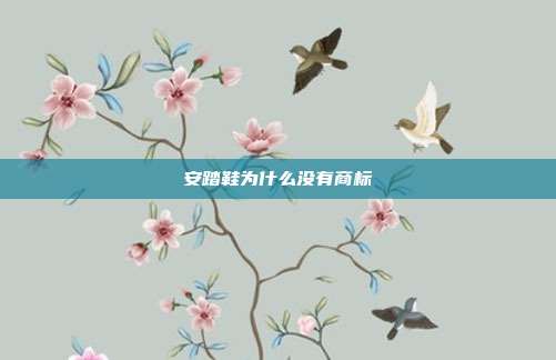 安踏鞋为什么没有商标