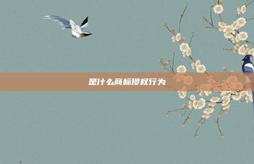 是什么商标侵权行为