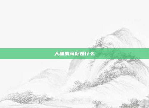大疆的商标是什么
