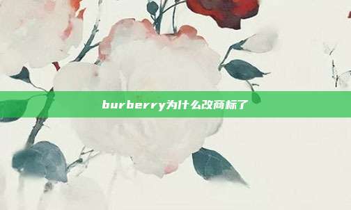 burberry为什么改商标了