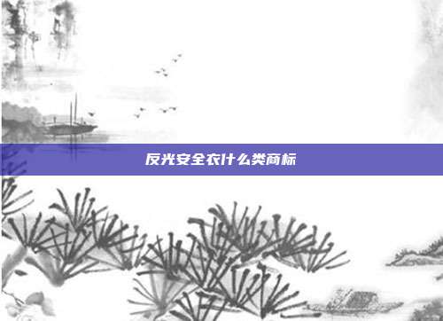 反光安全衣什么类商标