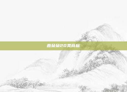 鑫朵朵20类商标