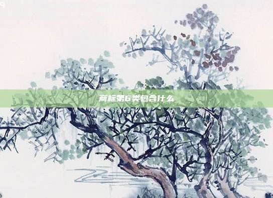 商标第6类包含什么