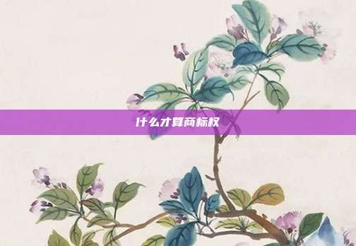 什么才算商标权