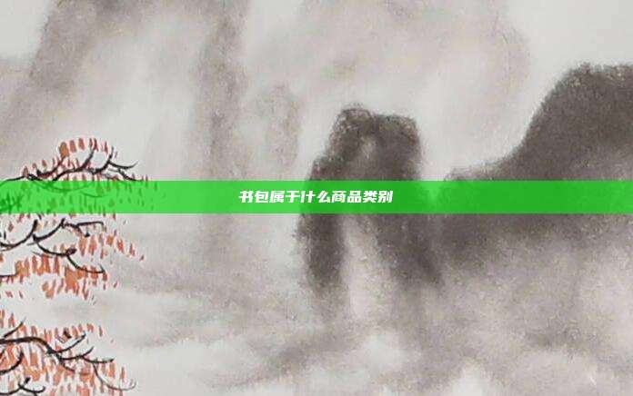 书包属于什么商品类别