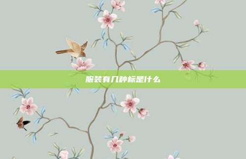 服装有几种标是什么