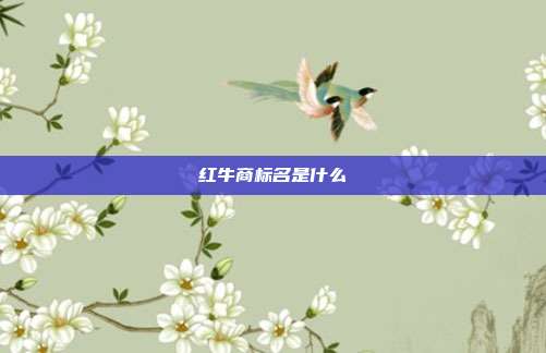 红牛商标名是什么