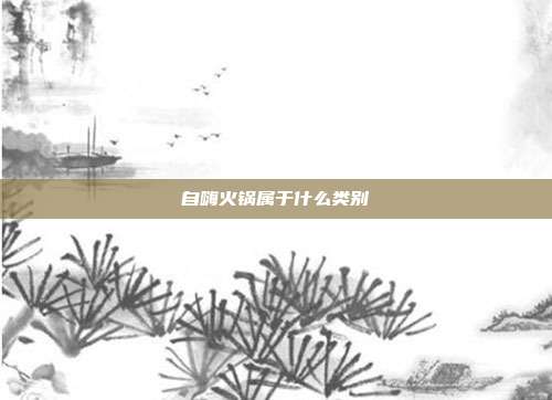 自嗨火锅属于什么类别