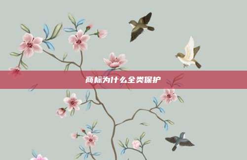 商标为什么全类保护