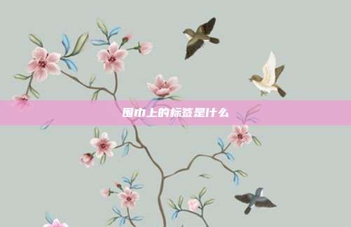 围巾上的标签是什么