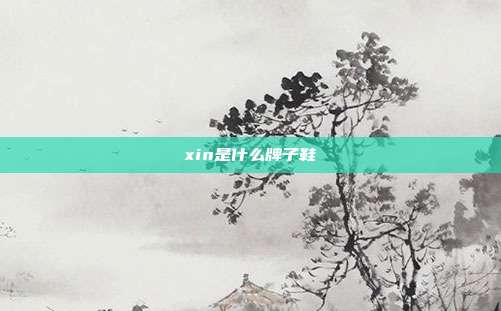 xin是什么牌子鞋