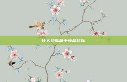 什么商标属于商品商标