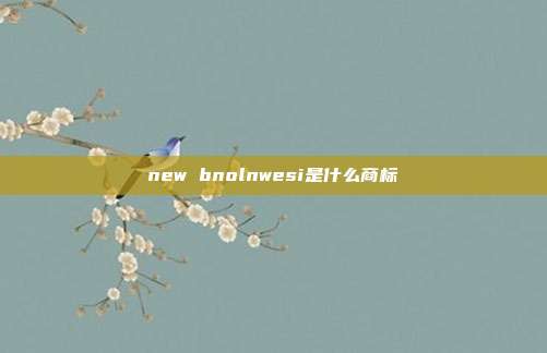 new bnolnwesi是什么商标