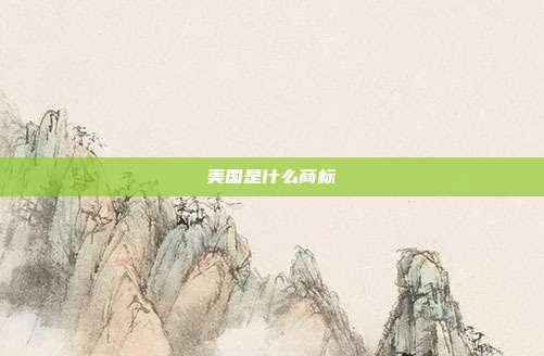 美国是什么商标