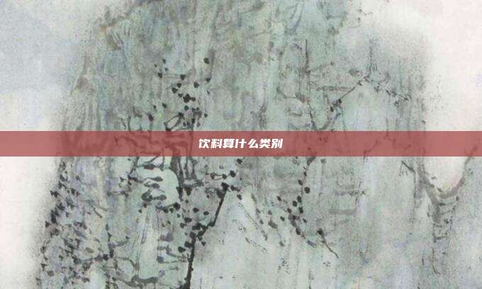 饮料算什么类别