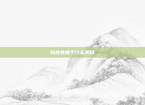 核桃夹属于什么类目