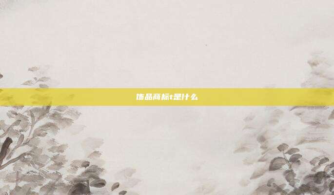 饰品商标t是什么