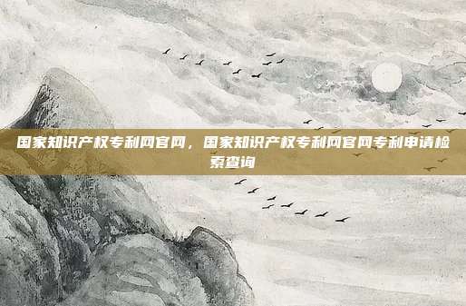 国家知识产权专利网官网,国家知识产权专利网官网专利申请检索查询