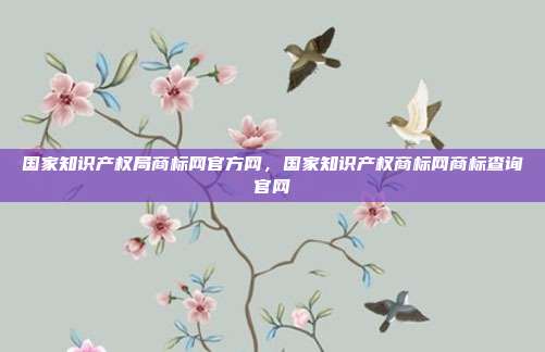 国家知识产权局商标网官方网,国家知识产权商标网商标查询官网