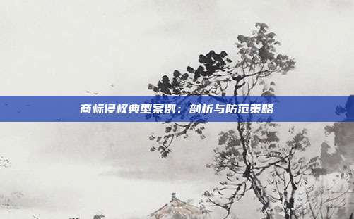 商标侵权典型案例:剖析与防范策略
