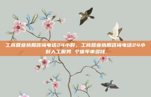 工商营业执照咨询电话24小时,工商营业执照咨询电话24小时人工服务 个体年申多钱