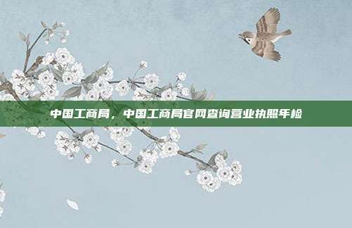 中国工商局,中国工商局官网查询营业执照年检