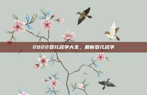 2022婴儿名字大全,最新婴儿名字