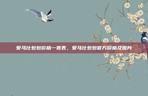 爱马仕包包价格一览表,爱马仕包包官方价格及图片
