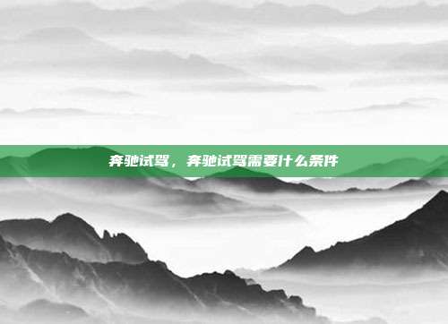 奔驰试驾,奔驰试驾需要什么条件
