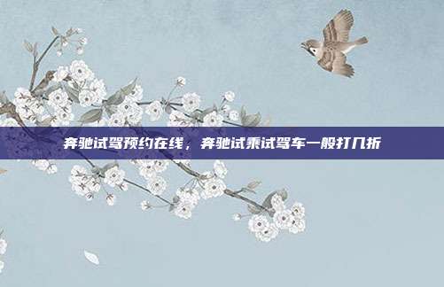 奔驰试驾预约在线,奔驰试乘试驾车一般打几折