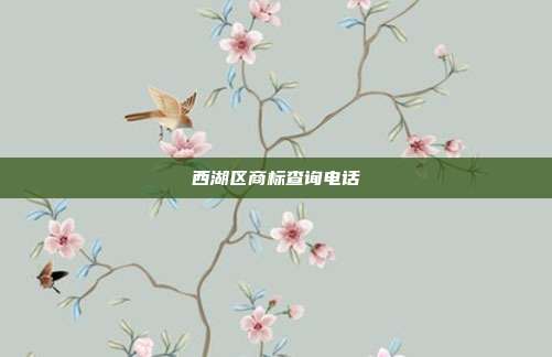 西湖区商标查询电话