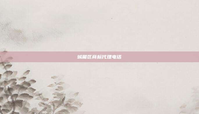 城厢区商标代理电话