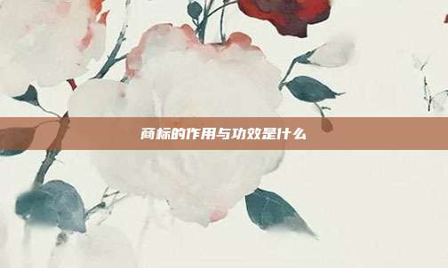 商标的作用与功效是什么