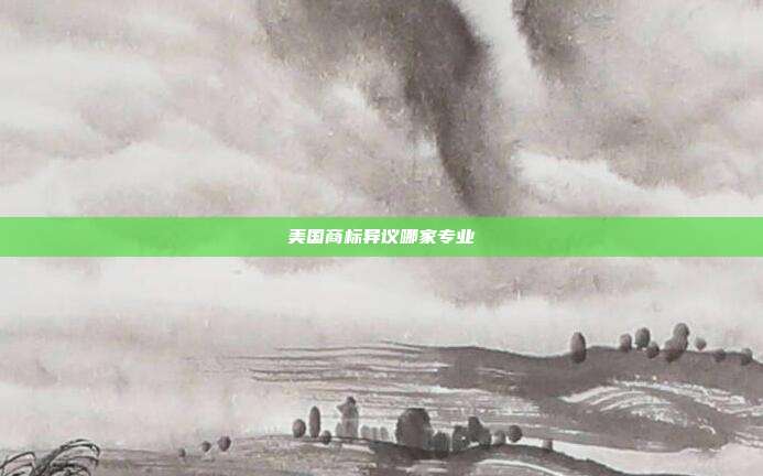 美国商标异议哪家专业