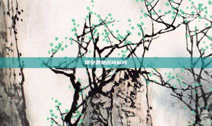 常安是驰名商标吗