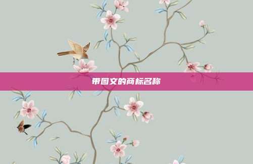 带图文的商标名称