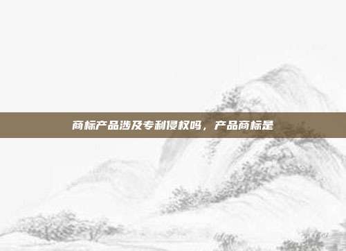 商标产品涉及专利侵权吗,产品商标是