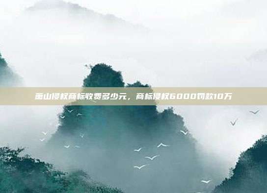 萧山侵权商标收费多少元,商标侵权6000罚款10万