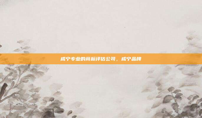 咸宁专业的商标评估公司,咸宁品牌